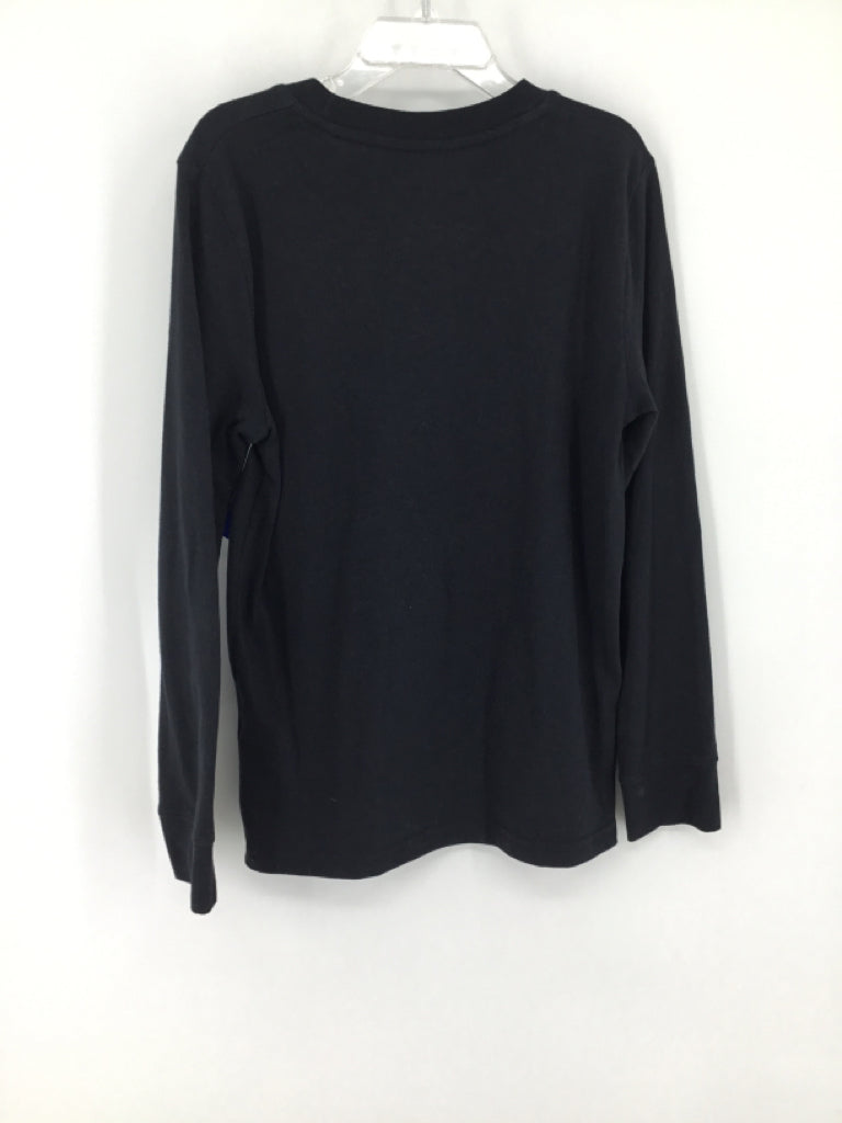 Abercrombie Child Size 7 Black Solid T-shirt - boys