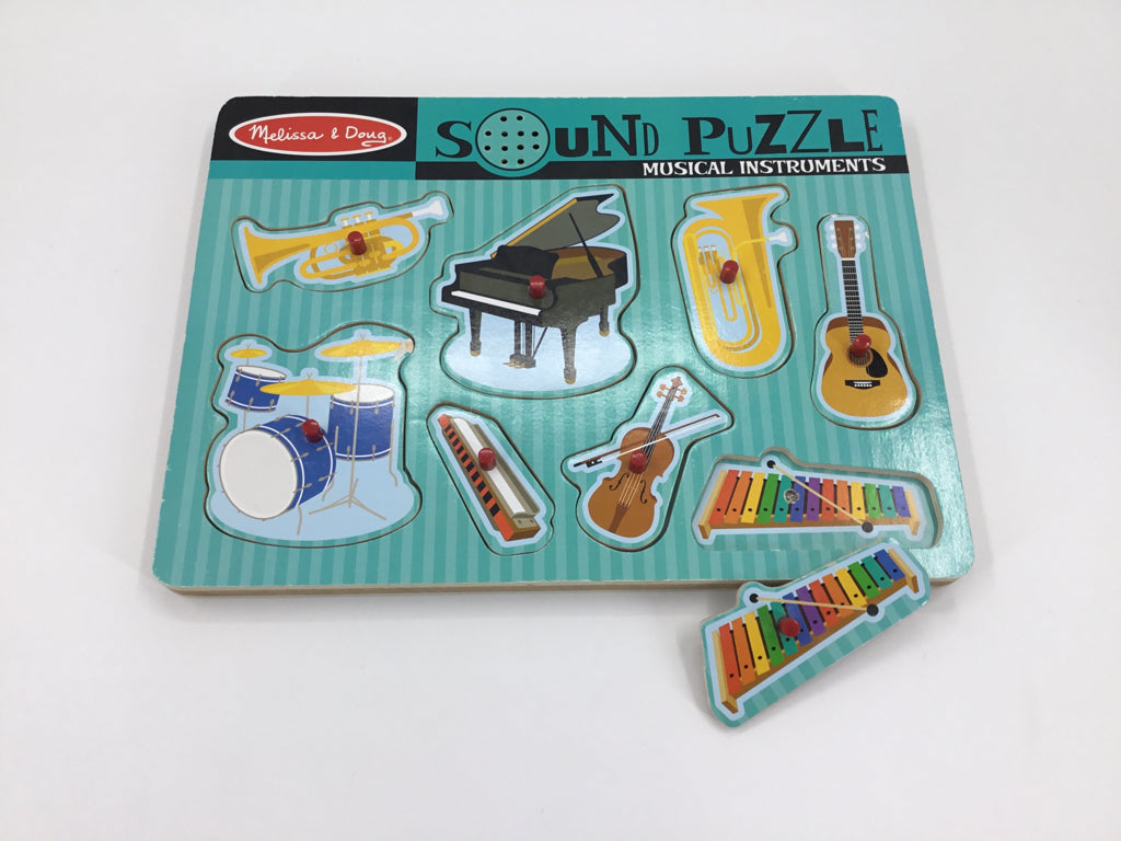 Melissa & Doug Musical Instruments Sound Puzzle