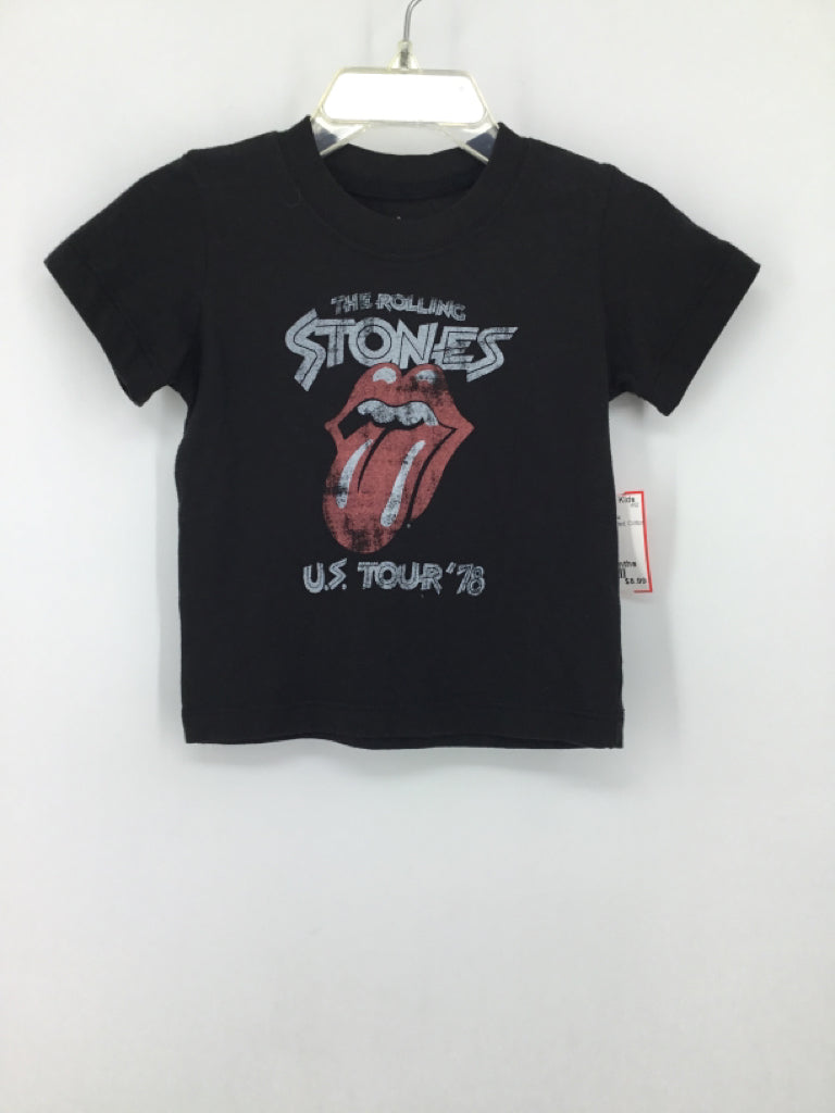 The Rolling Stones Child Size 12 Months Black T-shirt - girls
