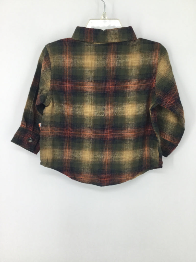 Old Navy Child Size 12-18 Months Multi-Color Plaid Shirt - boys