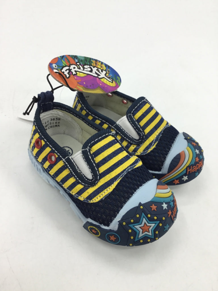 Frisky Child Size 3 Toddler Blue Sneakers