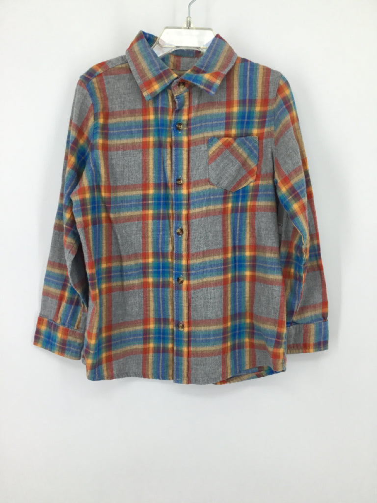 Andy & Evan Child Size 6 Multi-Color Plaid Shirt - boys