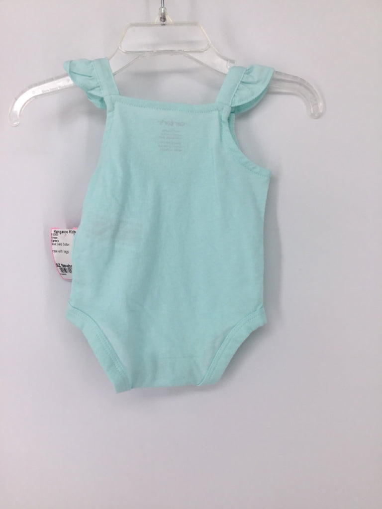 Carter's Child Size Newborn Blue Onesie