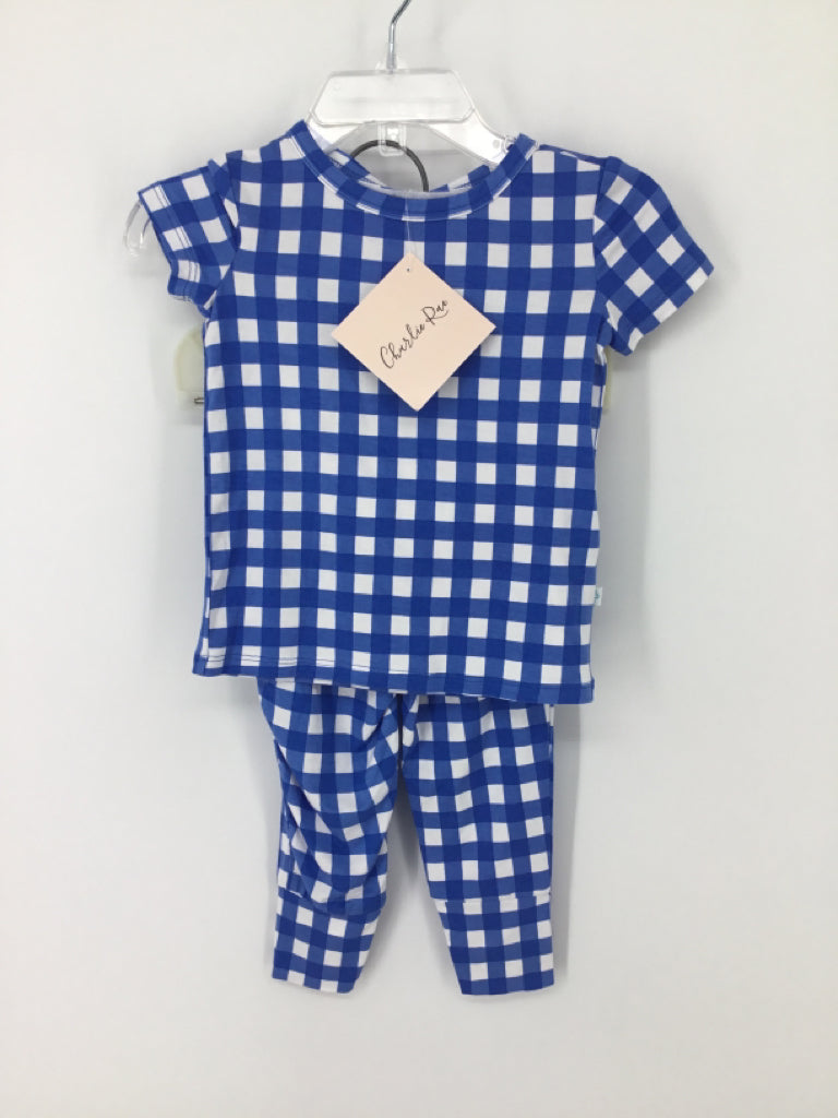 Posh Peanut Child Size 6-12 Months Blue Pajamas - girls