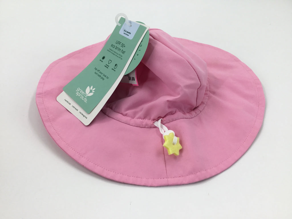 Green Sprouts Child Size 0-6 Months Pink Hats - girls