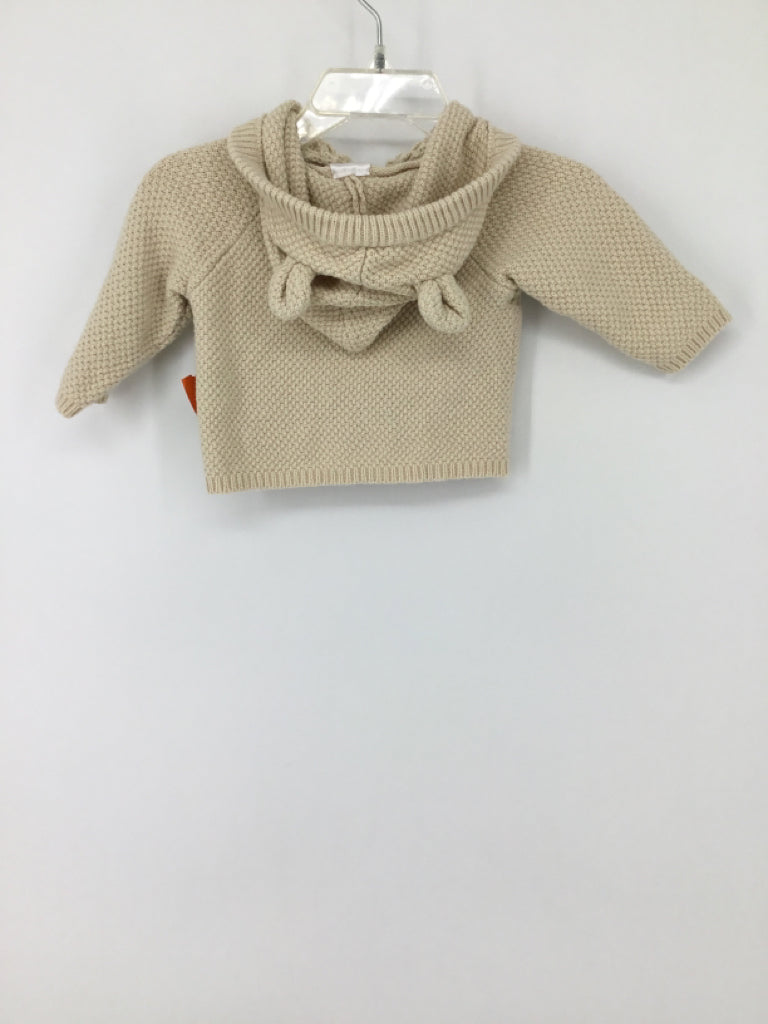 Modern Moments Child Size 0-3 Months Tan Solid Sweater - boys