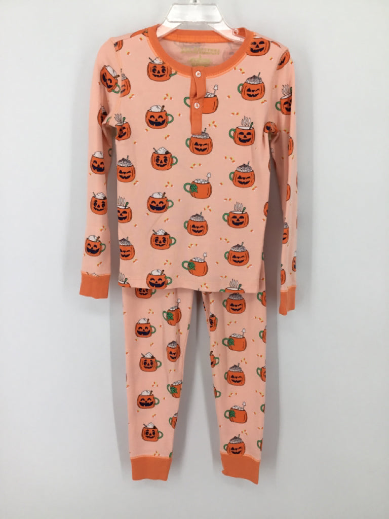 The Beaufort Bonnet Co Child Size 6 Orange Halloween Pajamas