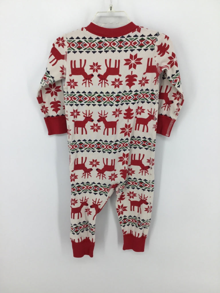 Hanna Andersson Child Size 2 Red Christmas Pajamas