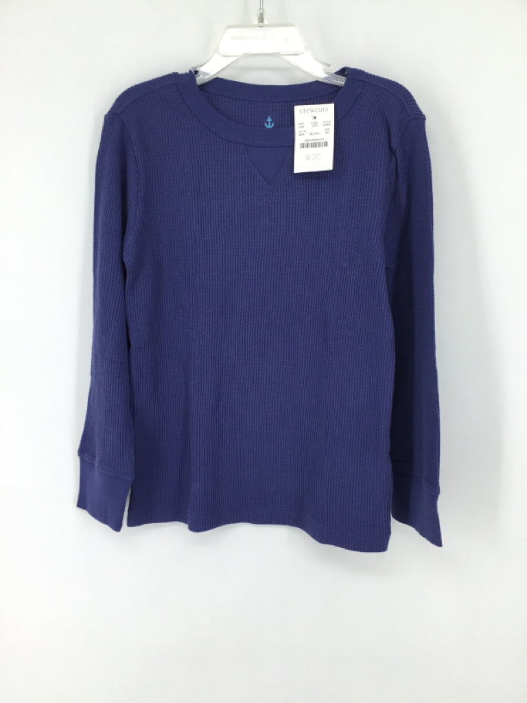 Crewcuts Child Size 4 Blue Solid T-shirt - boys