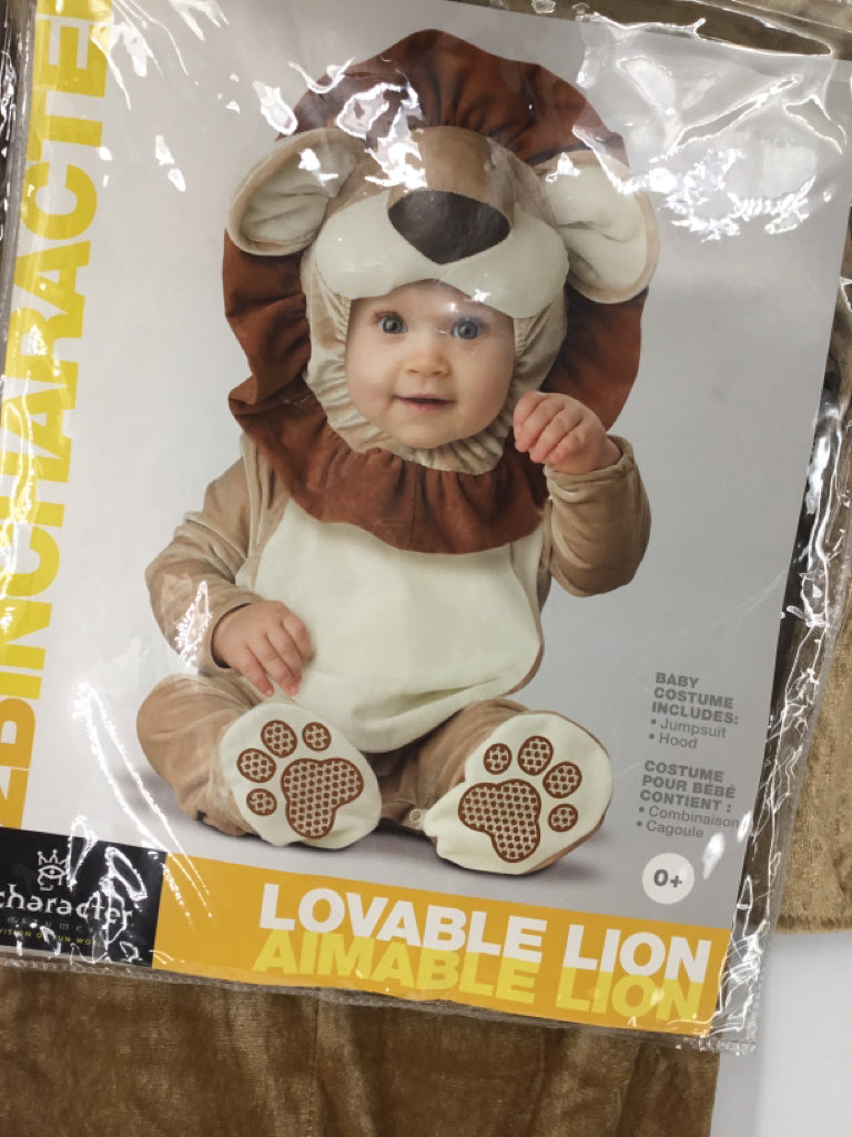In Character Child Size 18-24 Months Tan Loveable Lion Halloween Costume