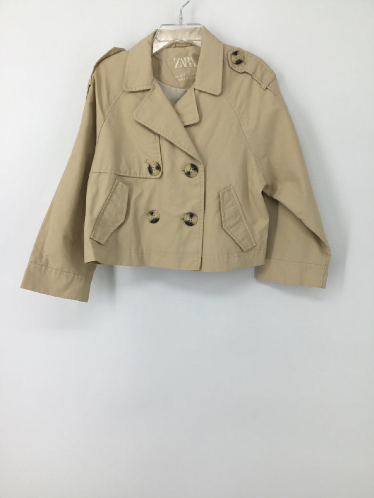 Zara Child Size 6 Tan Jacket - girls