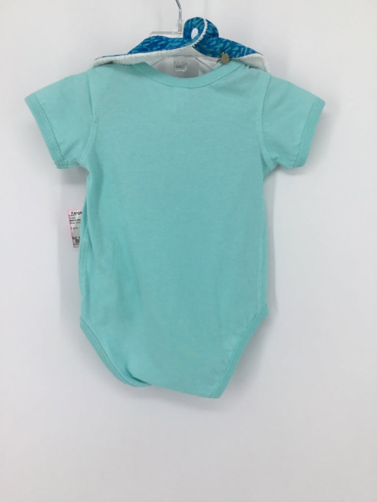 Rabbit Skins Child Size 12 Months Blue Onesie