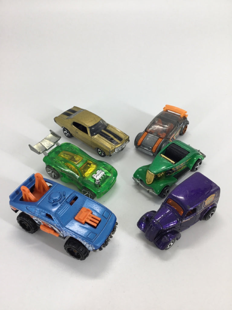 Hot Wheels Cars - 6pcs