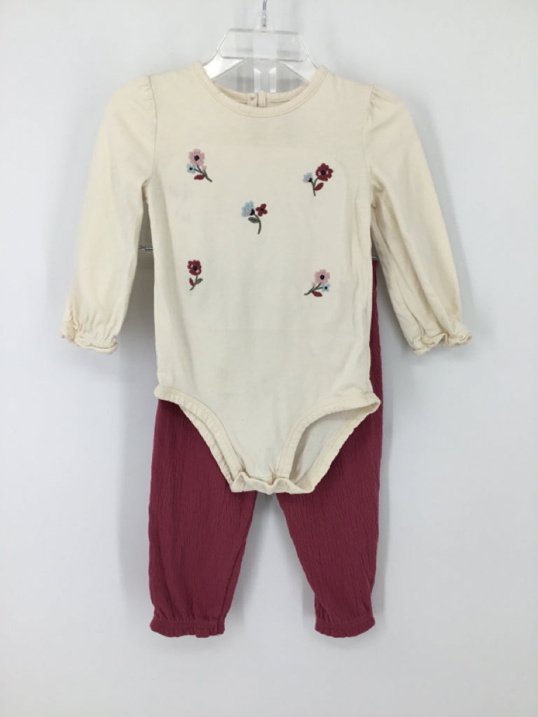 Carter's Child Size 18 Months White Outfit - girls