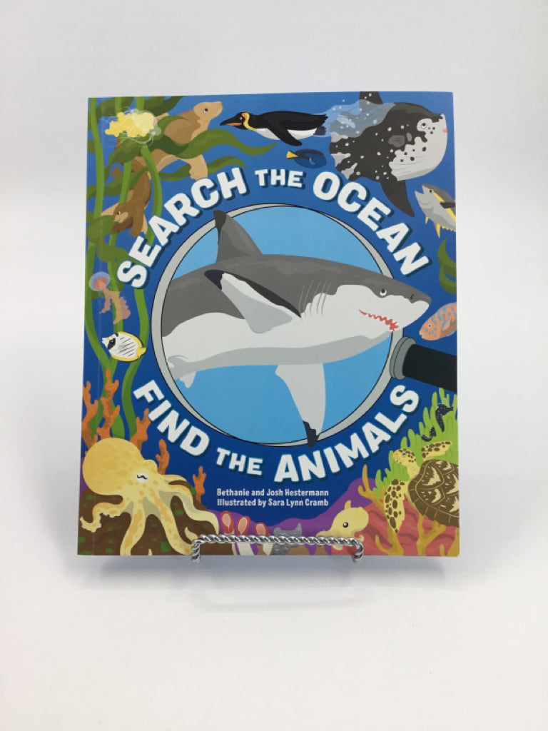 Search The Ocean Find The Animals Paper Back Book