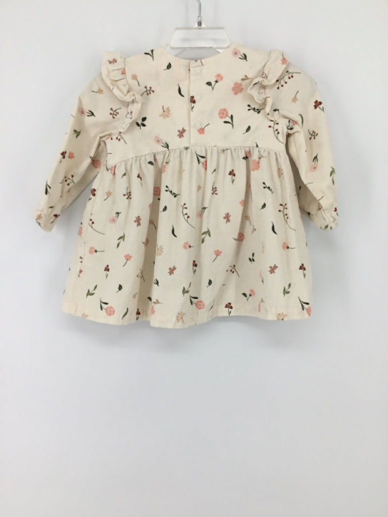 Angel Dear Child Size 6-12 Months Cream Dress - girls