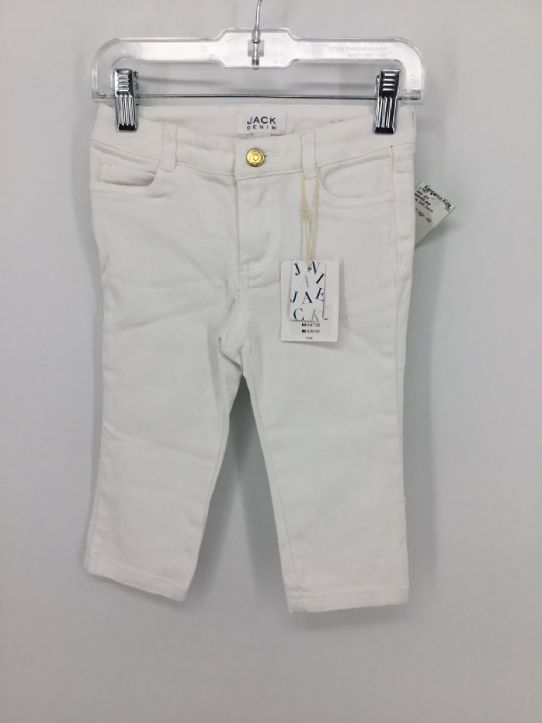 Janie and Jack Child Size 3 White Jeans - girls