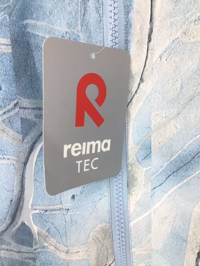 Reima Child Size 8 Blue Raincoat - girls