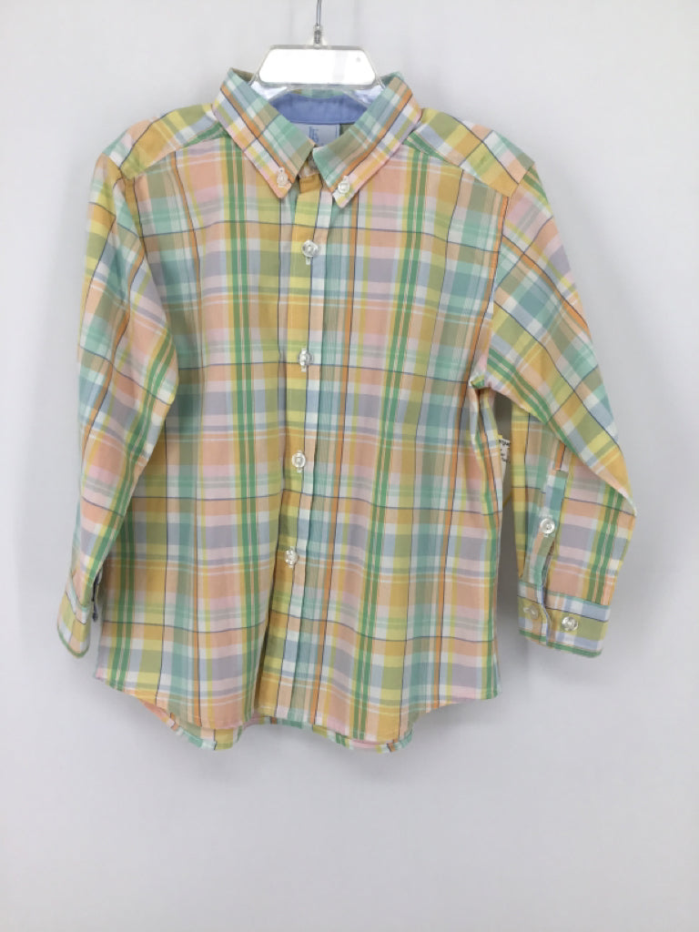 Little English Child Size 5 Multi-Color Plaid Shirt - boys