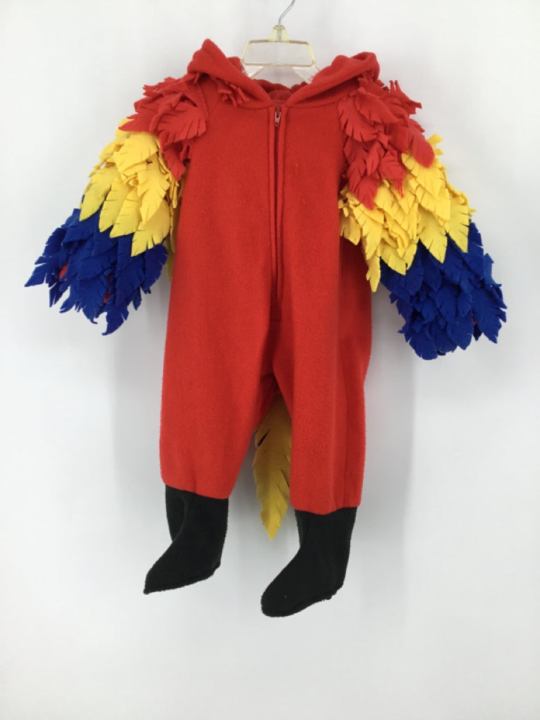 Handmade Child Size 2 Red Tropical Bird Halloween Costume