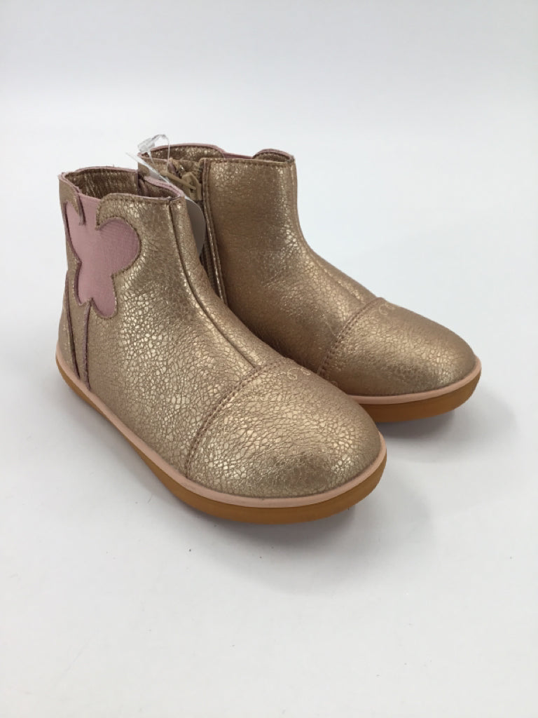 Livie & Luca Child Size 11 Rose Gold Boots