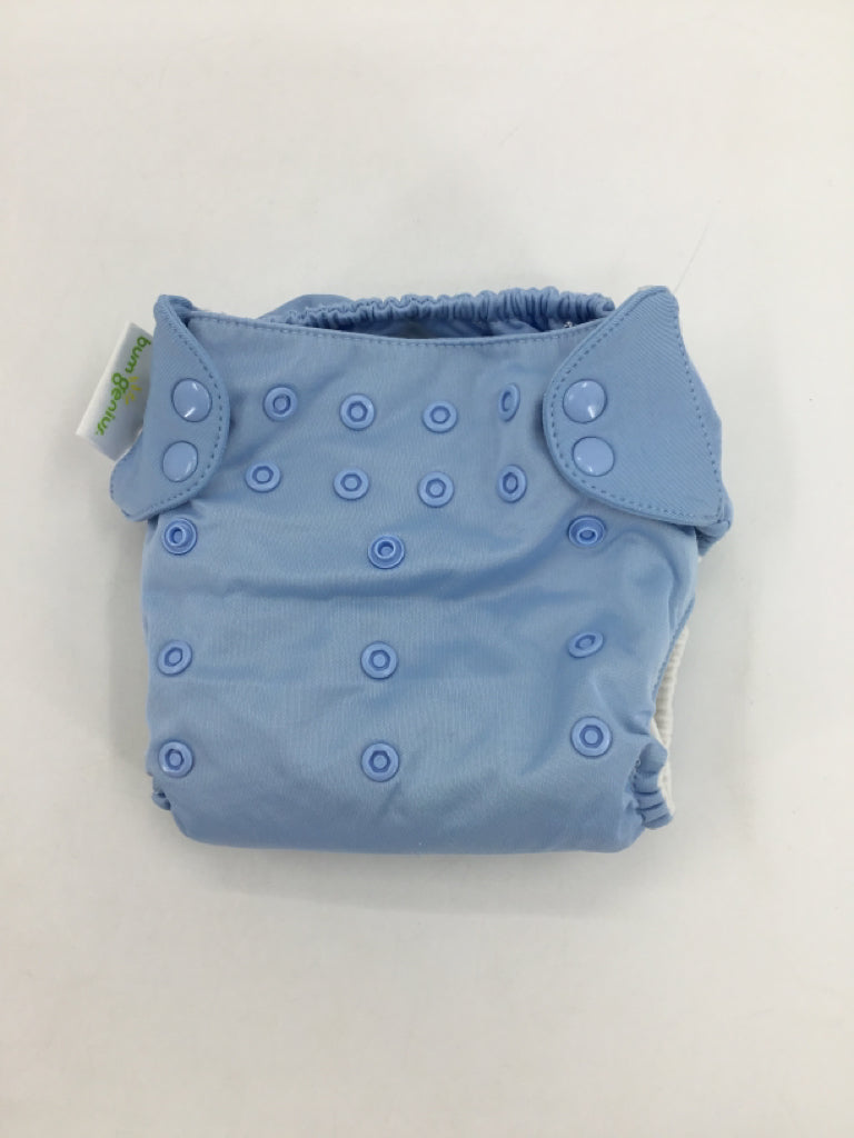 Bum Genius Child Size One Size Blue Solid Free Time Cloth Diaper
