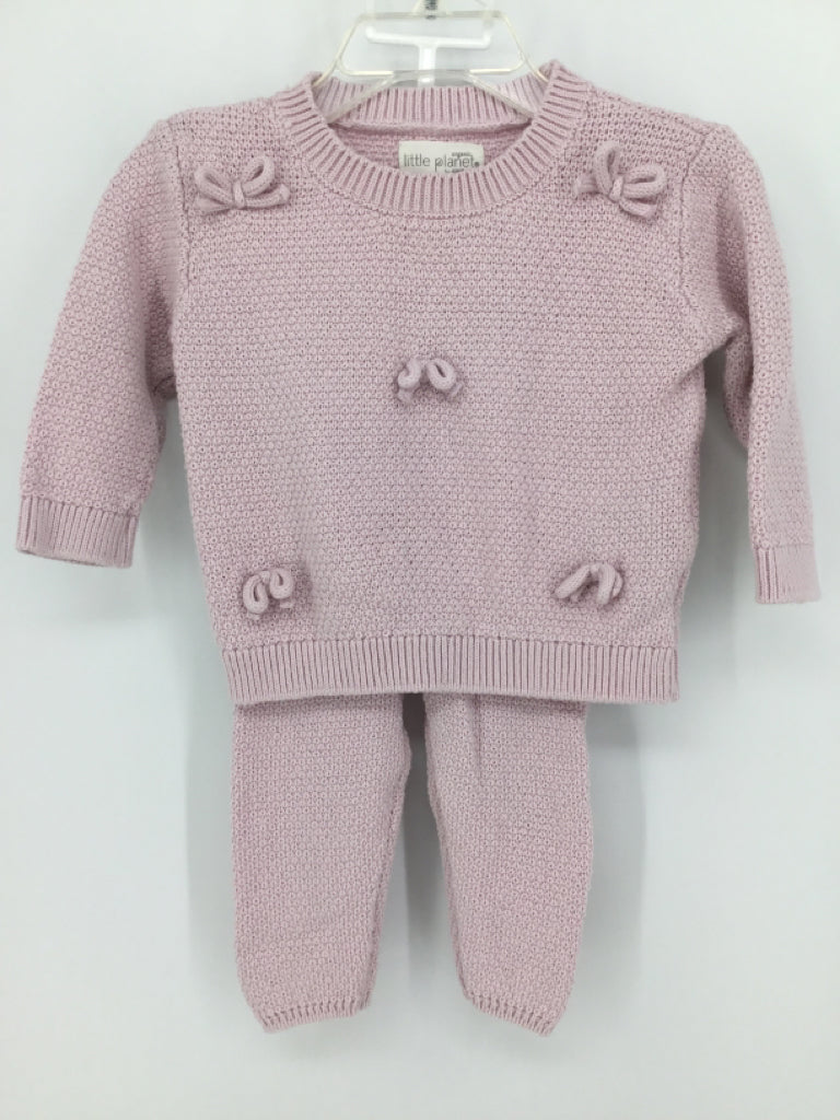 Little Planet Child Size 6 Months Purple Outfit - girls