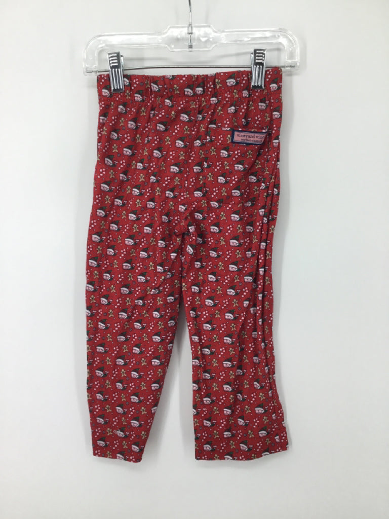 vineyard vines Child Size 4 Red Christmas Pajamas