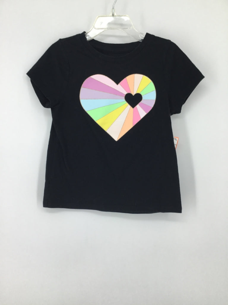 Cat & Jack Child Size 4 Black T-shirt - girls