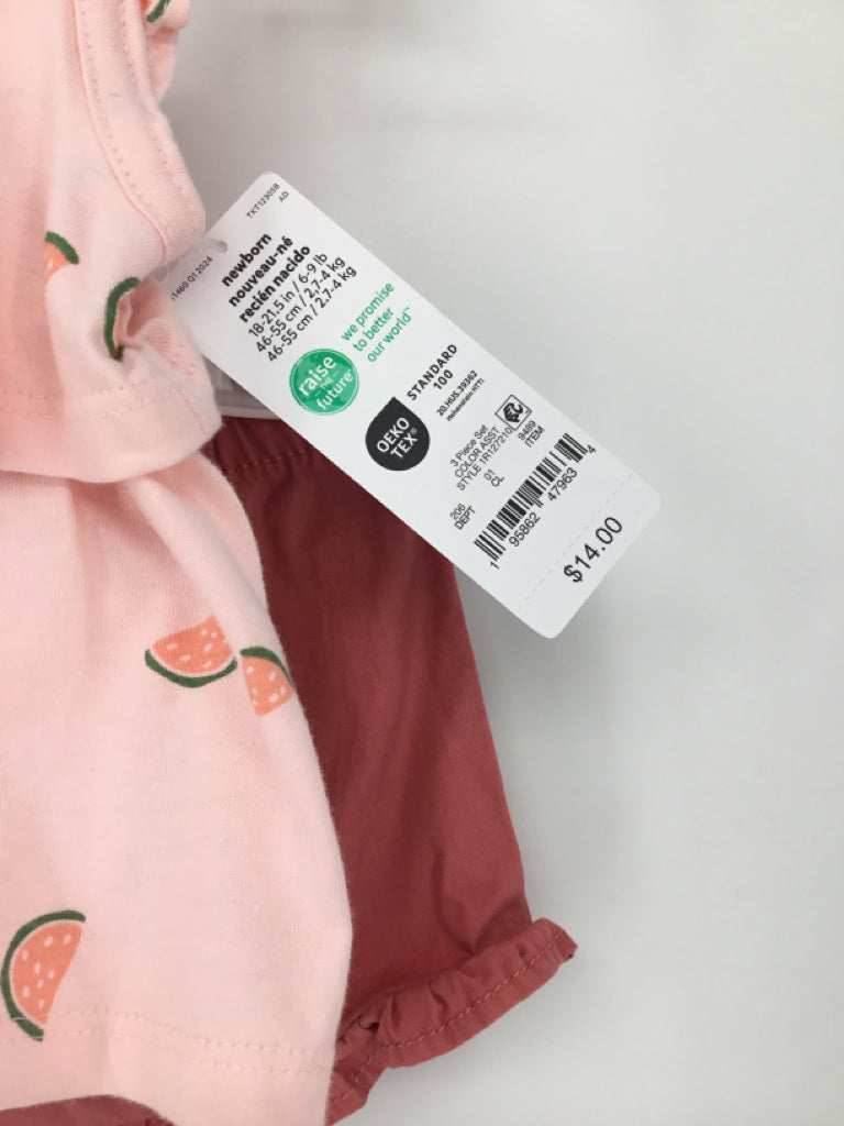 Just One You Made by Carters Child Size Newborn Pink Outfit - girls