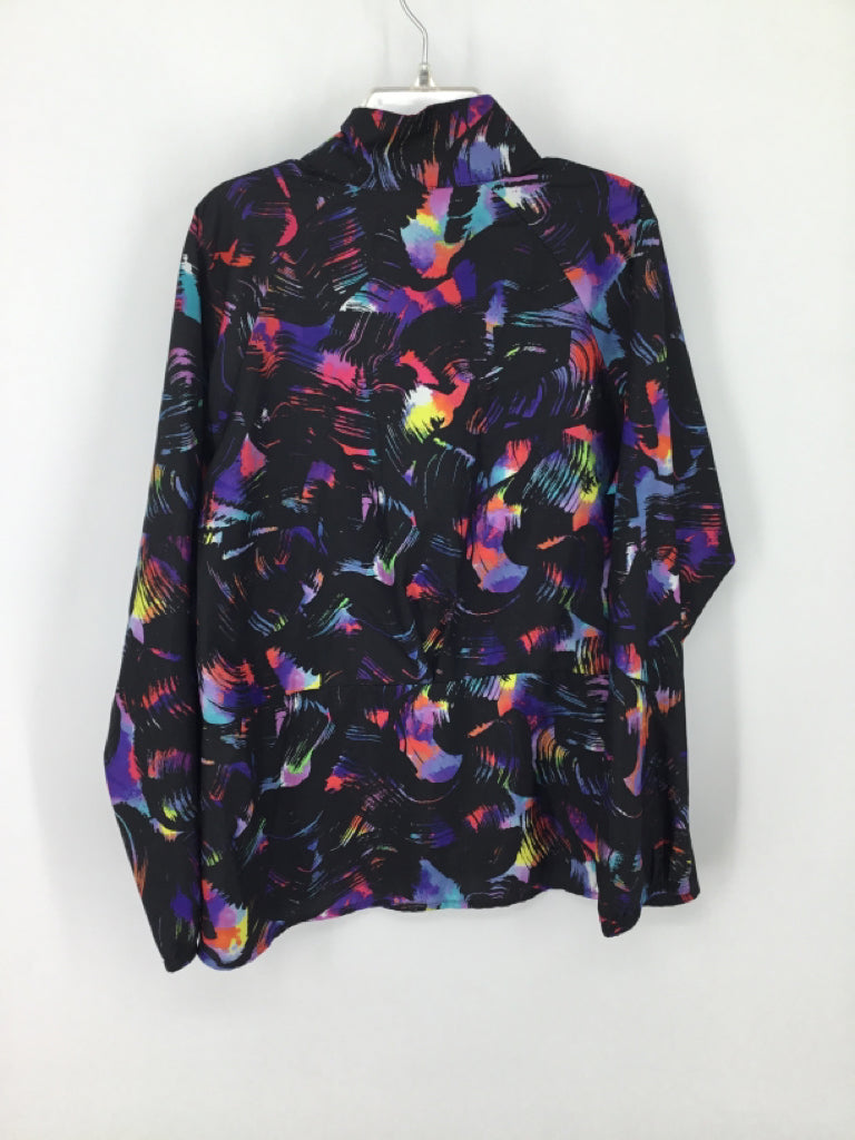 Adidas Child Size 7 Black Jacket - girls