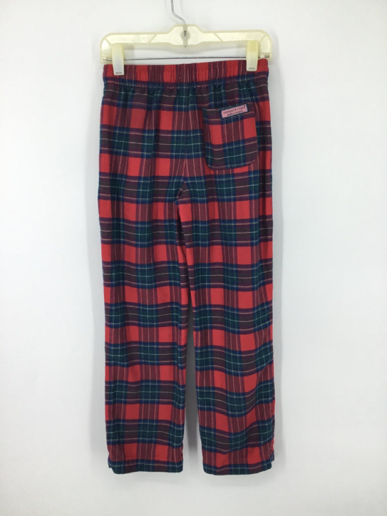 vineyard vines Child Size 8 Red Plaid Pajamas - boys