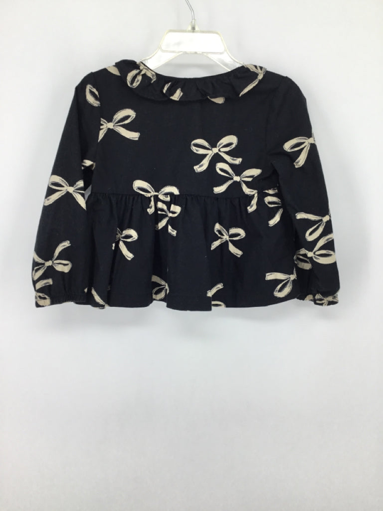 Carter's Child Size 2 Black Shirt - girls