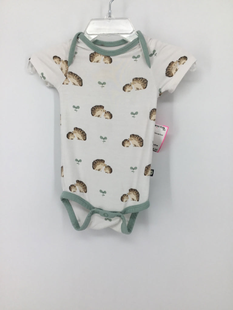 Kyte Child Size 0-3 Months Green Onesie