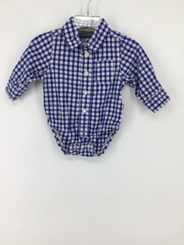 OshKosh B'gosh Child Size 6 Months Blue Onesie