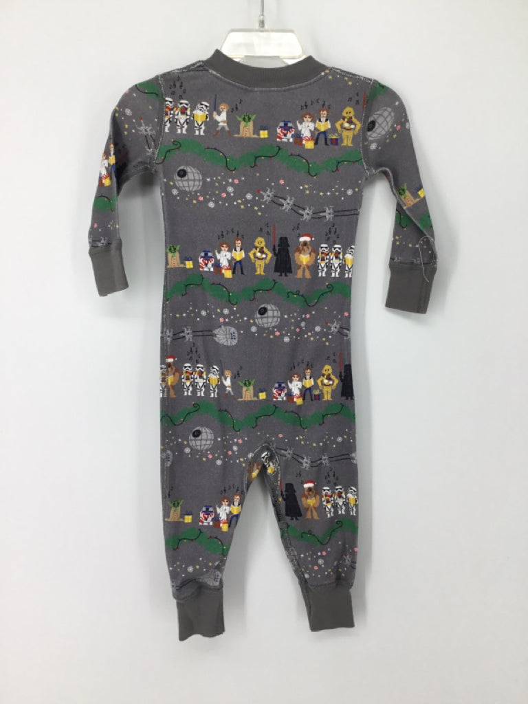 Hanna Andersson Child Size 6-12 Months Gray Christmas Pajamas