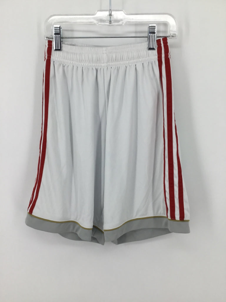 Adidas Child Size 6 White Solid Shorts - boys