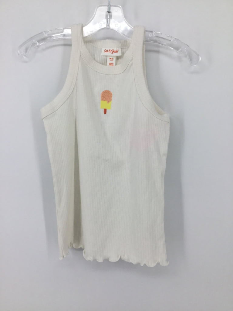 Cat & Jack Child Size 8 White Tank top - girls
