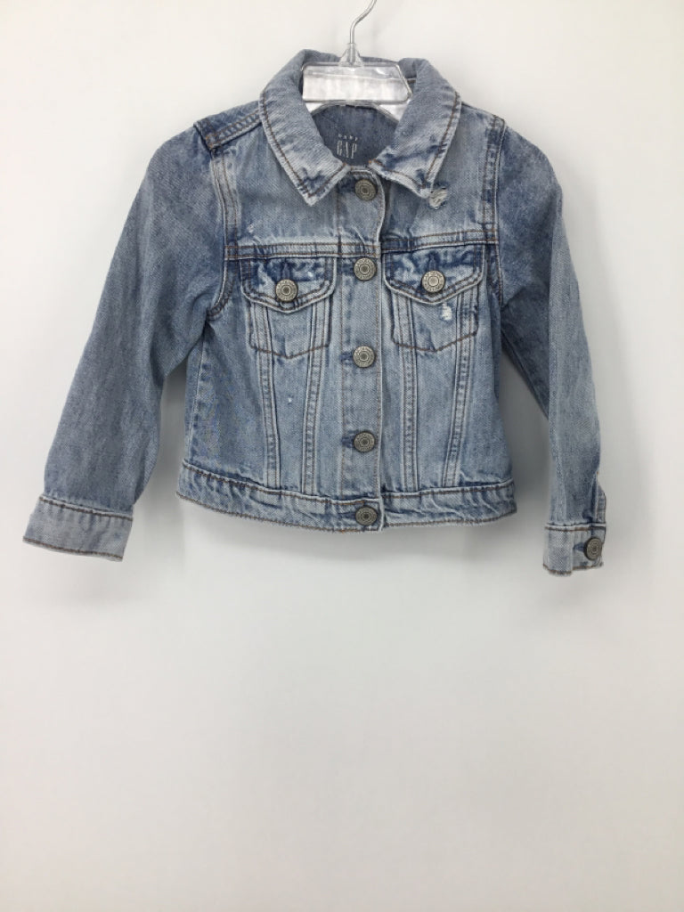 Baby Gap Child Size 3 Blue Jacket - girls