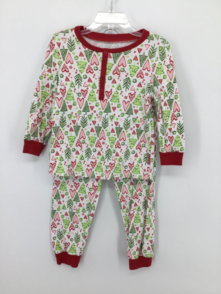 American Girl Child Size 4 Red Christmas Pajamas