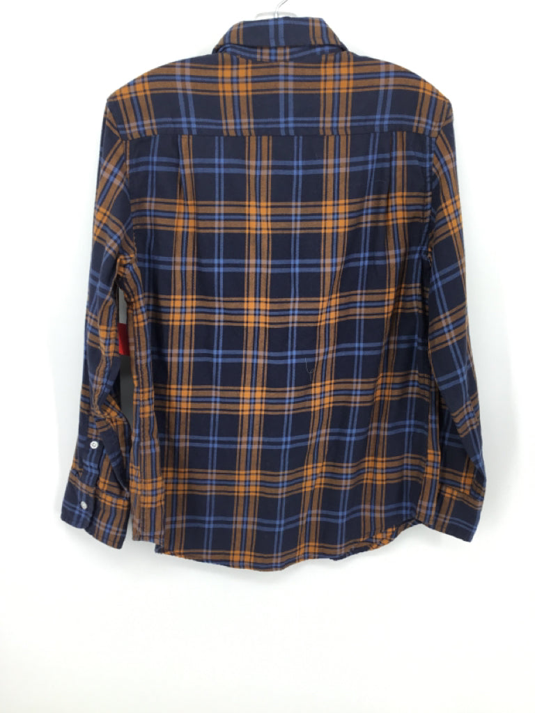 Crewcuts Child Size 10 Blue Plaid Shirt - boys
