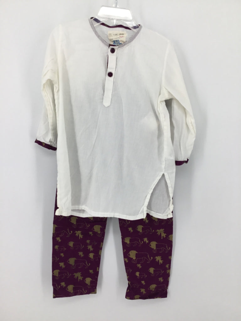 Littlr Pyjama Co Child Size 3 Purple Outfit - girls