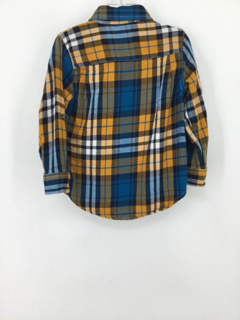Baby Gap Child Size 4 Multi-Color Plaid Shirt - boys
