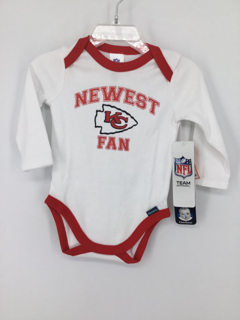 NFL Child Size 3-6 Months Red Sports Outfit - boys