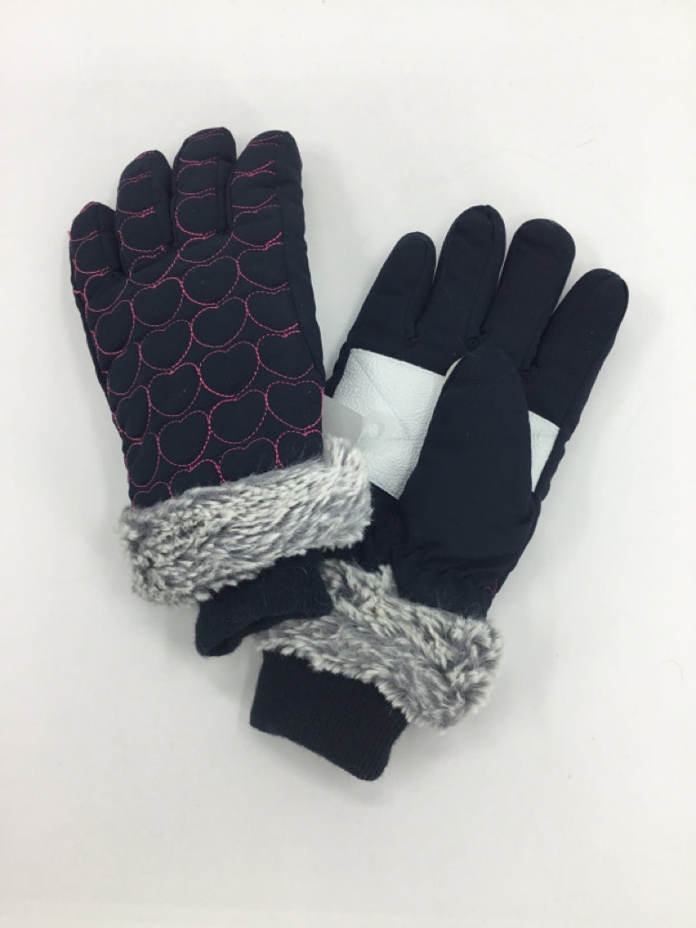 brandless Child Size Toddler Black Gloves - girls