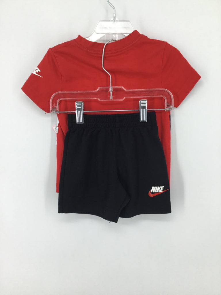 Nike Child Size 2 Red screen printed Outfit - boys