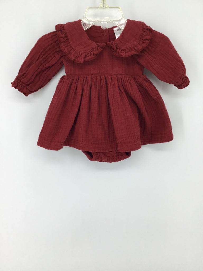 H & M Child Size Preemie Red Outfit - girls