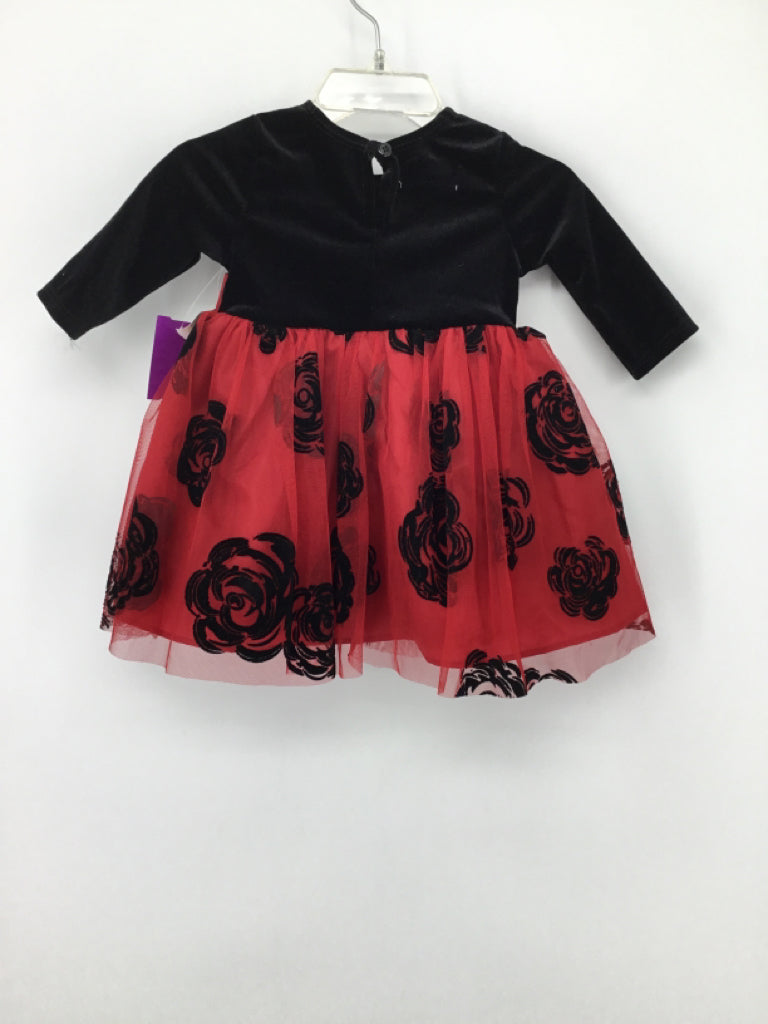 Mia & Mimi Child Size 6-9 Months Red Dress - girls