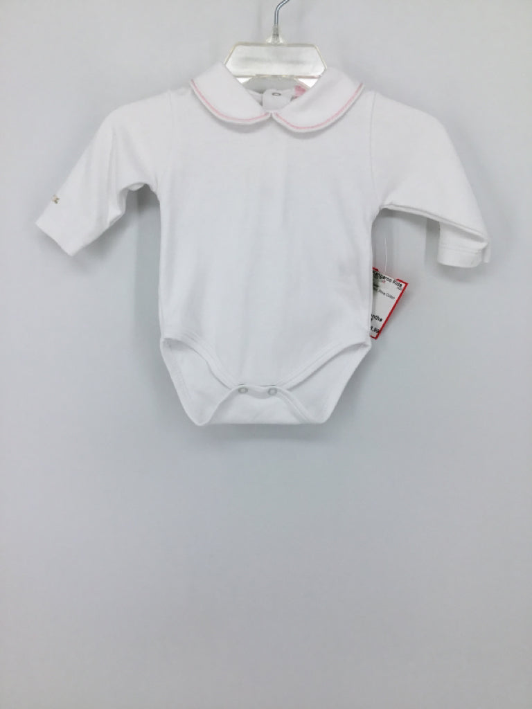 Kissy Kissy Child Size 0-3 Months White Onesie