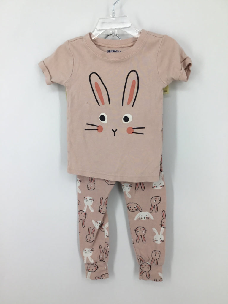 Old Navy Child Size 2 Pink Easter Pajamas